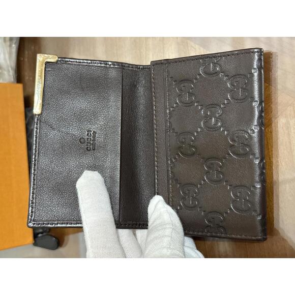 Gucci GG Brown Card Holder - Picture 5 of 9